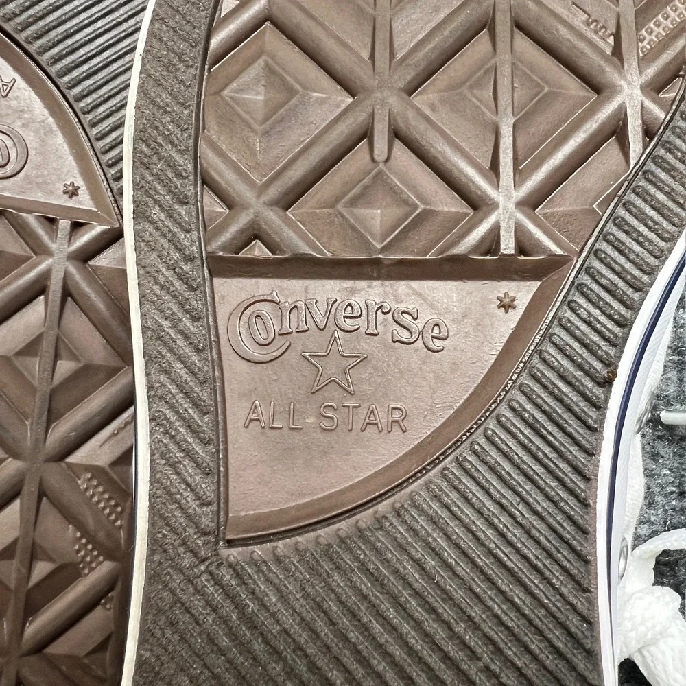 Converse Chuck Taylor Mens 8 All Star Low Top Optical White Canvas Sneaker M7652 - Picture 8 of 8